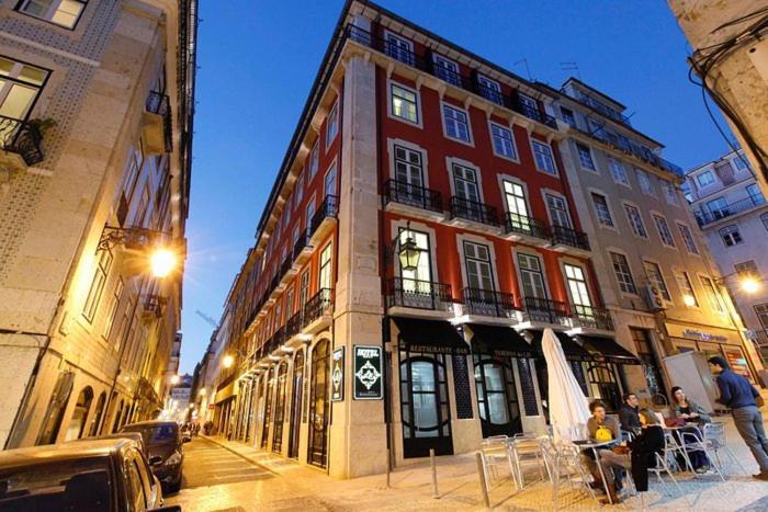 Quarto Com Varanda Na Rua Dos Douradores Lisboa エクステリア 写真